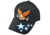 Zan Headgear 3-D Embroidered Black Cap Banner Eagle CPA137