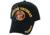 Zan Headgear 3-D Embroidered Black Cap Marine Veteran CPA109
