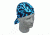 Zan Headgear Flydanna Blue Lightning Z226