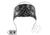 Zan Headgear Headband, Cotton, Black Paisley HBV101