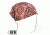Zan Headgear Headwrap, Cotton, Pink Paisley HBW115