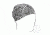Zan Headgear Headwrap, Cotton, White Paisley HBW102