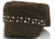 Zan Headgear Highway Honey Series Brown Studded Cap CPHH02