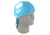 Zan Headgear Highway Honey Series Flydanna Turquoise ZHH08