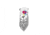 Zan Headgear Neodanna Mask, Cotton-Neoprene, Lips w-  White Paisle WNEO144