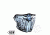 Zan Headgear Neoprene Half Mask, BioMech, WNFM074H