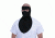 Zan Headgear Neoprene Face Mask Neoprene Neck Shield Black WNFM114N