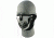 Zan Headgear Neoprene Half Mask, Skull Face, WNFM002H
