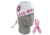 Zan Headgear Pink Ribbon Breast Cancer Love Hope Live Flydanna ZBC04