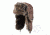 Trooper Hat w/ Brown Fur, Brown, One Size Fits Most