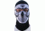 Zan Headgear Coolmax Balaclava, Extreme B&W Skull WBC002NFME