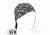 Zan Headgear Welders Cap, Cotton, Black Paisley, Size 7.25 CPW101M
