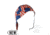 Zan Headgear Welders Cap, Cotton, Wavy American Flag, Size 7.0 CPW265S