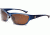 Zeal Optics Boundary Sunglasses, Clear Blue Gloss Frame and Polarized Copper Lens 10034