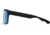 Zeal Optics Brewer Plant-Based Rectangular Polarized Sunglasses, Gloss Black/Horizon Blue, Medium, 11850