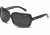 Zeal Optics Felicity Womens Sunglasses, Black Plaid Frame and Polarized Dark Grey Lens 10396