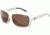 Zeal Optics Felicity Womens Sunglasses, White Gloss Frame and Polarized Copper Lens 10025