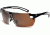 Zeal Optics Helix Sunglasses, Black Gloss Frame and Polarized Copper Lens 10053