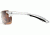 Zeal Optics Helix Sunglasses, Silver Gloss Frame and Polarized Copper Lens 10054