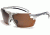 Zeal Optics Helix Sunglasses, Silver Gloss Frame and Polarized Copper Lens 10054
