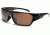 Zeal Optics Insomnia Sunglasses, Black Gloss Frame and Polarized Copper Lens 10040