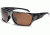 Zeal Optics Insomnia Sunglasses, Silver + Black Wood Grain Frame and Polarized Copper Lens 10041