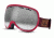 Zeal Optics Level Ski Goggles, MADE Red Wash Frame and Bluebird Mirror Optimum Lens 10271