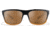 Zeal Optics Rampart Plant-Based Square Wrap Polarized Sunglasses, Gloss Torched Woodgrain/Copper, Medium, 11744