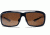 Zeal Optics Re-Entry Sunglasses, Dark Blue + White Gloss Frame and Polarized Copper Lens 10075