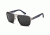 Zeal Optics Riviera Sunglasses, Stainless Frame and Polarized Dark Grey Lens 10728