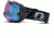 Zeal Optics Voyager Ski Goggles, CS Division Black Frame and Bluebird Mirror and Stainless Silver Optimum Lens 10278
