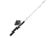 Zebco 202 ZeeBee Spincast Reel and Rod Combo, 5ft 6in Rod, Med-Light, Mod-Fast, SZ 30 Reel, RH Retrieve, 29-PC Eagle Claw Tackle Kit, Silver/Black, 202ZB1EC562ML.FB4