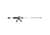 Zebco 33 Custom-Z Spincast Reel and Rod Combo, 6ft 6in 2-PC Telescopic Rod, Medium, Fast, SZ 30 Reel, 4.1-1 Ratio, 14-PC Strike King Tackle Kit, Silver/Blue, 33CZ1SK662M.FB4