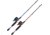 Zebco 33 Micro Custom Z Spincast Reel and Rod Combo, 5ft, 2-PC Fiberglass Rod, Ultra-Lt, Mod-Fast, SZ 10 Reel, 4.3-1 Ratio, 4lb Line, Red/Blue Assort, 33MCCZ502ULA.NS4