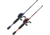 Zebco 33 Micro Custom Z Spincast Reel and Rod Combo, 5ft, 2-PC Fiberglass Rod, Ultra-Lt, Mod-Fast, SZ 10 Reel, 4.3-1 Ratio, 4lb Line, Red/Blue Assort, 33MCCZ502ULA.NS4