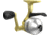 Zebco 33 Gold Micro Trigger Spincast Reel, SZ 10 Reel, Changeable Righ/Left Retrieve, Durable All-Metal Gears, Pre-Spooled w/ 4lb Zebco Cajun Line, Silver/Gold, 33MTNGOLD.BX6