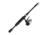Zebco 33 Micro Triggerspin Spincast Reel and Telescopic Rod Combo, Extendable 19in to 5ft Telescopic Pole, QuickSet Anti-Reverse Reel w/ Bite Alert, Silver/Black, 33MTN505ULTEL.FB4