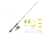 Zebco Ready Tackle Crappie 10sz 6 ft 6 in Spinning Combo w/Mr. Crappie Tackle, 2 Pieces, Ultra Light, 21-44697