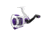 Zebco Roam Spinning Reel and Rod Combo, 6ft 2-PC Fiberglass Pole, Split ComfortGrip Handle, Soft-Touch Handle Knob, SZ 20 Reel, Purple, ROAMPR20602ML.NS3