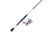 Zebco Roam Spinning Reel and Rod Combo, 6ft 2-PC Fiberglass Pole, Split ComfortGrip Handle, Soft-Touch Handle Knob, SZ 20 Reel, Purple, ROAMPR20602ML.NS3