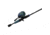 Zebco Roam Spincast Reel and Rod Combo, 6ft 2-PC Fiberglass Pole, ComfortGrip Handle, QuickSet Anti-Reverse Reel, Pre-Spooled w/ 10lb Zebco Line, Blue/Green, ROAMBG3602M.NS3