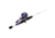 Zebco Roam Spincast Reel and Rod Combo, 6ft 2-PC Fiberglass Pole, ComfortGrip Handle, QuickSet Anti-Reverse Reel, Pre-Spooled w/ 10lb Zebco Line, Purple, ROAMPR3602M.NS3