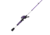 Zebco Roam Baitcast Reel and Rod Combo, 6ft 6in 2-PC Fiberglass Pole w/ Split-Grip MaxTac Handle, Lightweight Graphite Frame, RH Retrieve, Purple, ROAMPR100662MH.NS3