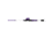 Zebco Roam Baitcast Reel and Rod Combo, 6ft 6in 2-PC Fiberglass Pole w/ Split-Grip MaxTac Handle, Lightweight Graphite Frame, RH Retrieve, Purple, ROAMPR100662MH.NS3