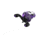 Zebco Roam Baitcast Reel and Rod Combo, 6ft 6in 2-PC Fiberglass Pole w/ Split-Grip MaxTac Handle, Lightweight Graphite Frame, RH Retrieve, Purple, ROAMPR100662MH.NS3