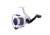 Zebco Roam Spinning Reel and Rod Combo, 6ft 6in 2-PC Fiberglass Pole, Split ComfortGrip Handle, Soft-Touch Handle Knob, SZ 30 Reel, Purple, ROAMPR30662M.NS3