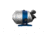 Zebco Salt Fisher 33 Spincast Reel and Rod Combo, 6ft 6in 2-PC Medium-Heavy, Moderate-Fast Fiberglass Rod, Interchangeable Retrieve, 12lb Line, Blue/Silver, SF33N662MH.NS3