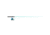 Zebco Spyn 40 Salt Fisher Spinning Reel and Rod Combo, 6ft 6in 2-PC Telescopic Rod, Med-Heavy, Mod-Fast, SZ 40 Reel, 7-PC Strike King Tackle Kit, Blue/Green, SPYN40SK662MH.FB4