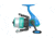 Zebco Spyn 40 Salt Fisher Spinning Reel and Rod Combo, 6ft 6in 2-PC Telescopic Rod, Med-Heavy, Mod-Fast, SZ 40 Reel, 7-PC Strike King Tackle Kit, Blue/Green, SPYN40SK662MH.FB4