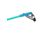 Zebco Spyn 40 Salt Fisher Spinning Reel and Rod Combo, 6ft 6in 2-PC Telescopic Rod, Med-Heavy, Mod-Fast, SZ 40 Reel, 7-PC Strike King Tackle Kit, Blue/Green, SPYN40SK662MH.FB4